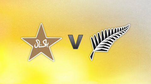 Pakistan v New Zealand badge graphic