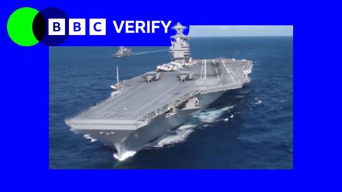 Verify branded image of the USS Gerald R Ford