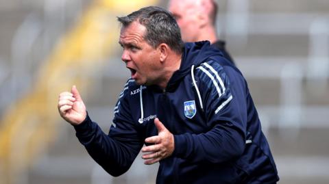 Davy Fitzgerald on the sidelines