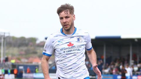Sam Foley playing for Barrow
