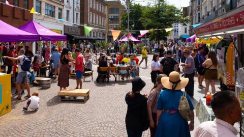 Market at Folkestone Food Festival