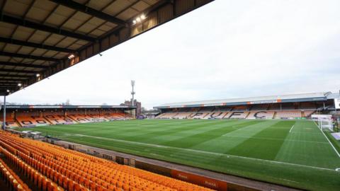 A general view of the ground during the Sky Bet League 2 match between Port Vale and Barrow at Vale Park in Burslem