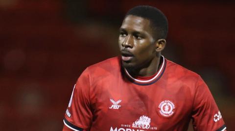 Shilow Tracey in action for Crewe