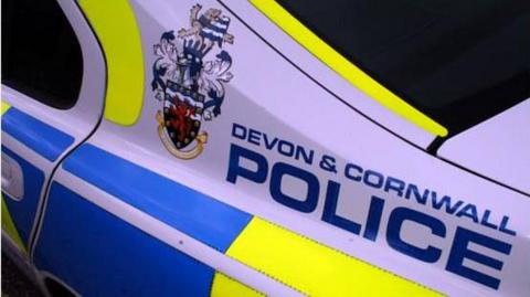 Devon and Cornwall Police logo on car