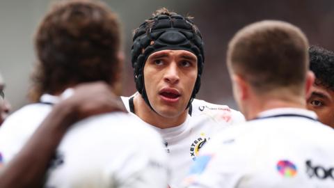 Exeter's Welsh captain Dafydd Jenkins