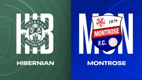 Hibernian and Montrose badges
