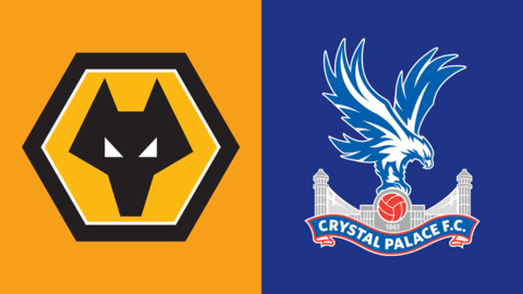 Wolverhampton Wanderers and Crystal Palace club badges