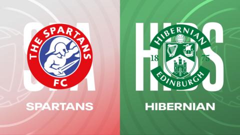 Spartans and Hibernian badges