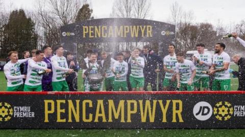 TNS celebrate being Welsh champions