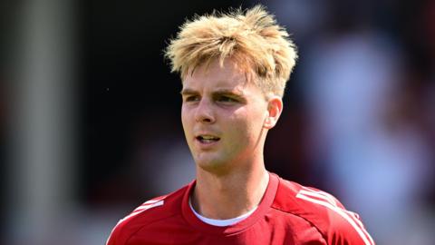 Tom Wilson-Brown in action for Swindon Town