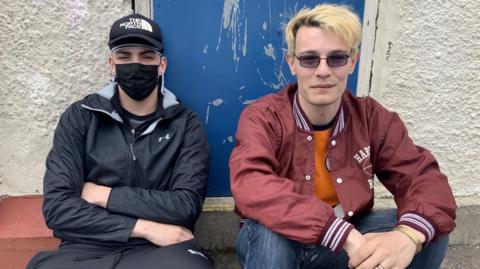 JM, left, and Karl Lovell, right, have spoken out about life in Ely, Cardiff