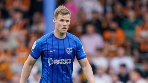 Rob Atkinson in action for Portsmouth