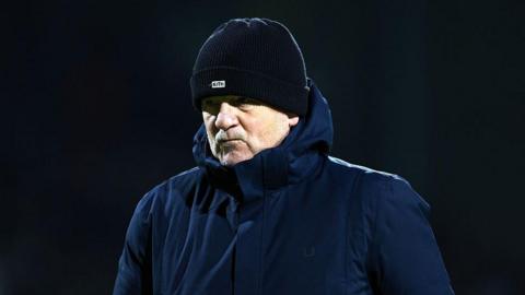 Sheffield United boss Chris Wilder looks unimpressed after his side's 5-3 defeat to Wrexham