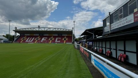 Kingfield Stadium, home of Woking FC