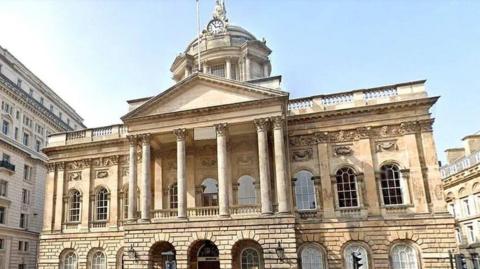 Liverpool town hall, where Liverpool City Council hold their meetings. It was first built in 1754 and then rebuilt in 1802