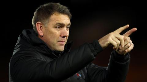 Dave Challinor, manager of Stockport County.