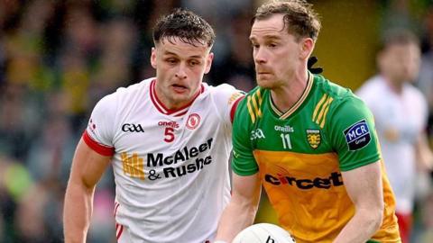 Donegal v Tyrone action