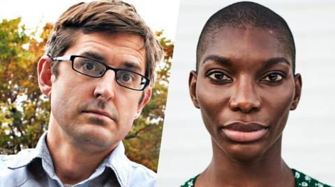 Louis Theroux and Michaela Coel