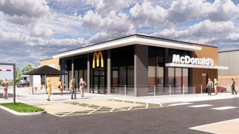 An image of what the proposed McDonald's site could have looked like