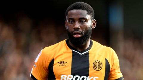 Kylian Kouassi playing for Cambridge United