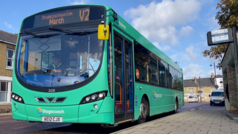 A Stagecoach East bus