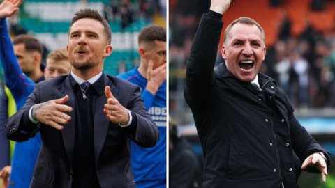 Barry Ferguson and Brendan Rodgers