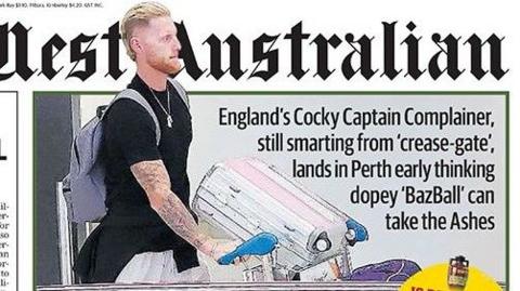 West Australian front page