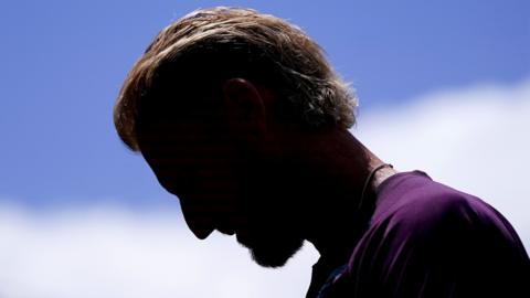 Ben Stokes looks glum