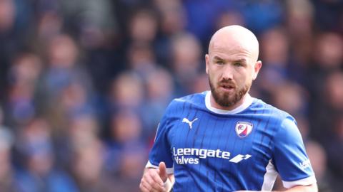 Paddy Madden in action for Chesterfield