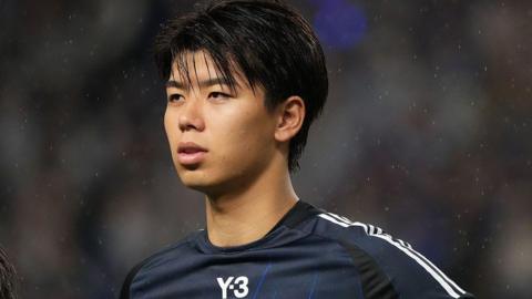Kota Takai wearing Japan kit