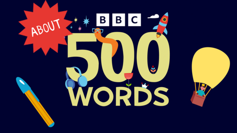 Text reads 'About BBC 500 Words'.