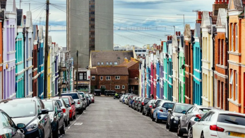 A side street in Brighton