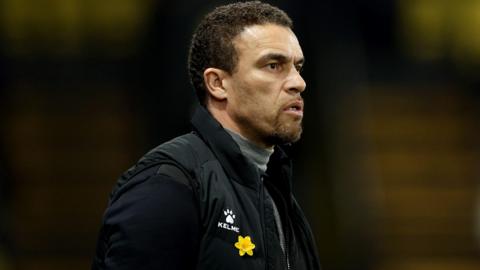 New Blackburn boss Valerien Ismael on the sidelines when he was head coach of Watford in 2024