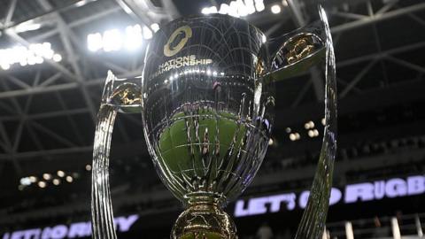 The Nations Championship trophy
