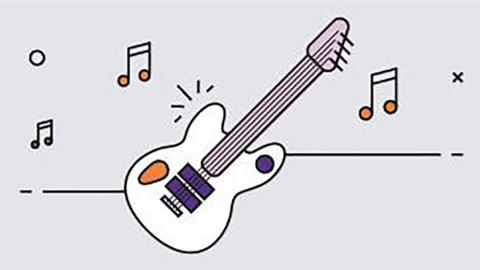 Guitar illustration from BBC Bitesize