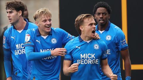 Archie Collins scores for Peterbough