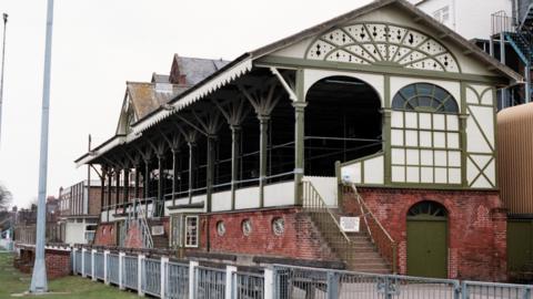 Old stand at Great Yarmouth FC