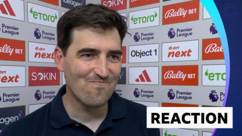 Iraola smiles after leading Bournemouth to European football for the first time ahead of his departure this summer