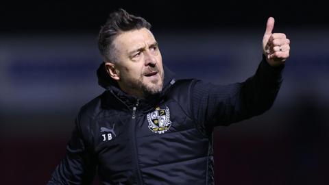 Port Vale boss Jon Brady