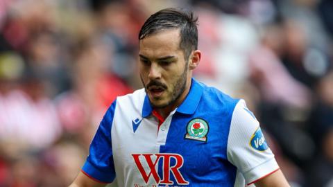 Yuri Ribeiro playing for Blackburn Rovers