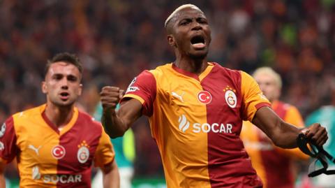 Galatsaray celebrate