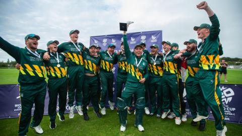 Guernsey's men celebrate