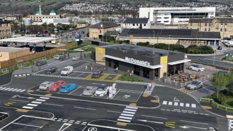 An artist's impression of the newly approved site