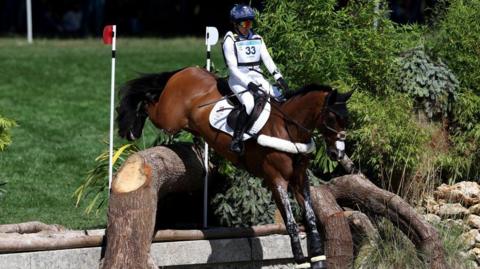 Great Britain's Laura Collett rode London 52 to team gold and individual bronze medals at the Paris 2024 Olympics 