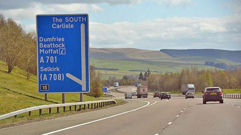 A74(M) motorway