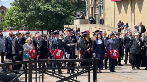 Leeds wreath laying for D-Day