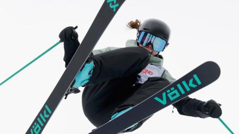 Indra Brown in competition at Copper Mountain in December, 2025