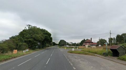 A352 near the Winfrith Newburgh crossroads