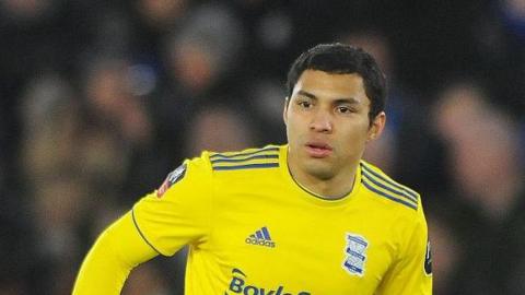 Jefferson Montero in action for Birmingham City