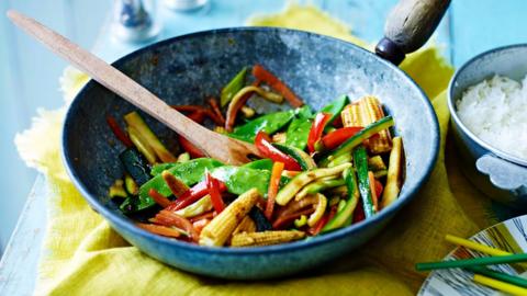 Easy vegetable stir-fry